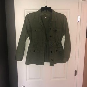 Olive green army jacket